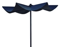 CALMA Om umbrella ø 250 cm alu/screen