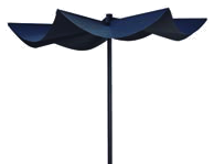 CALMA Om umbrella ø 300 cm alu/screen