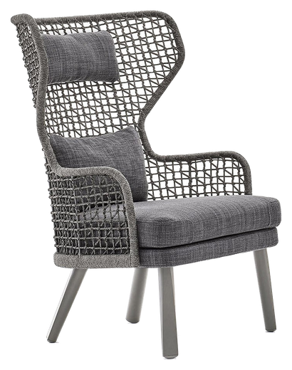 Varaschin Emma high-back armchair
