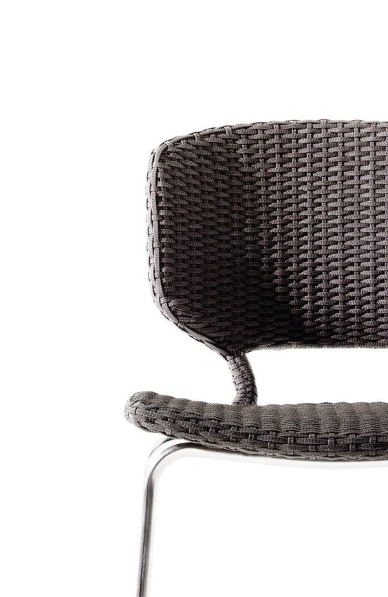 Varaschin Babylon Chair (INOX 304EP, Melange weave)