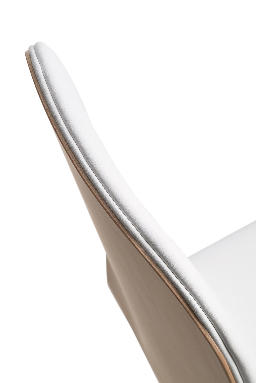 Varaschin Senia Chair - One side padded curved wood – front side