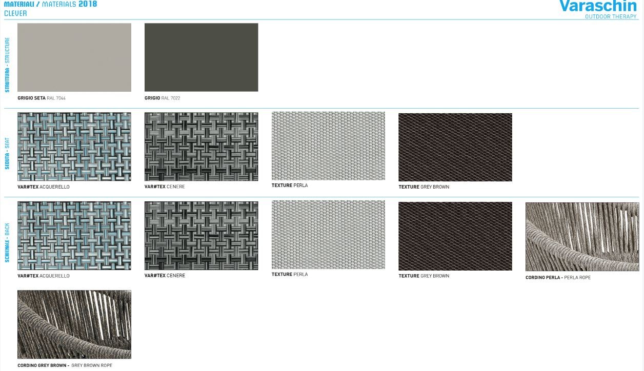 MATERIALI / MATERIALS 2018 — CLEVER