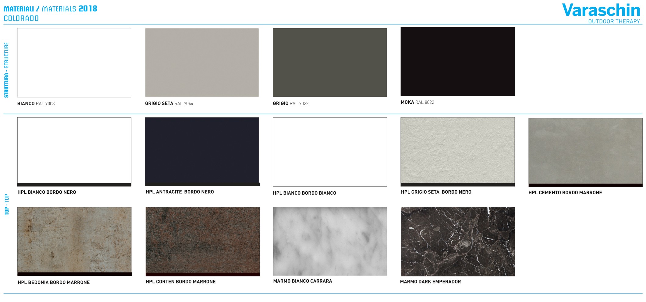 MATERIALI / MATERIALS 2018 — COLORADO