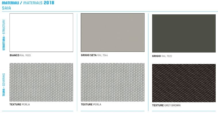 MATERIALI / MATERIALS 2018 — SAIA