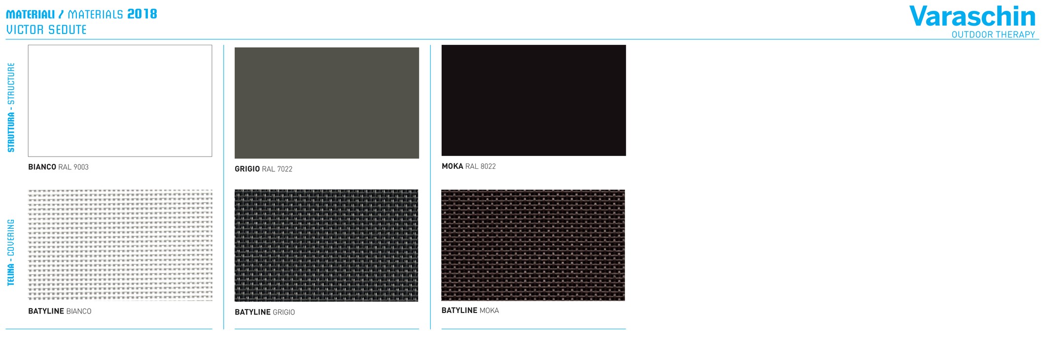 MATERIALI / MATERIALS 2018 — VICTOR SEDUTE