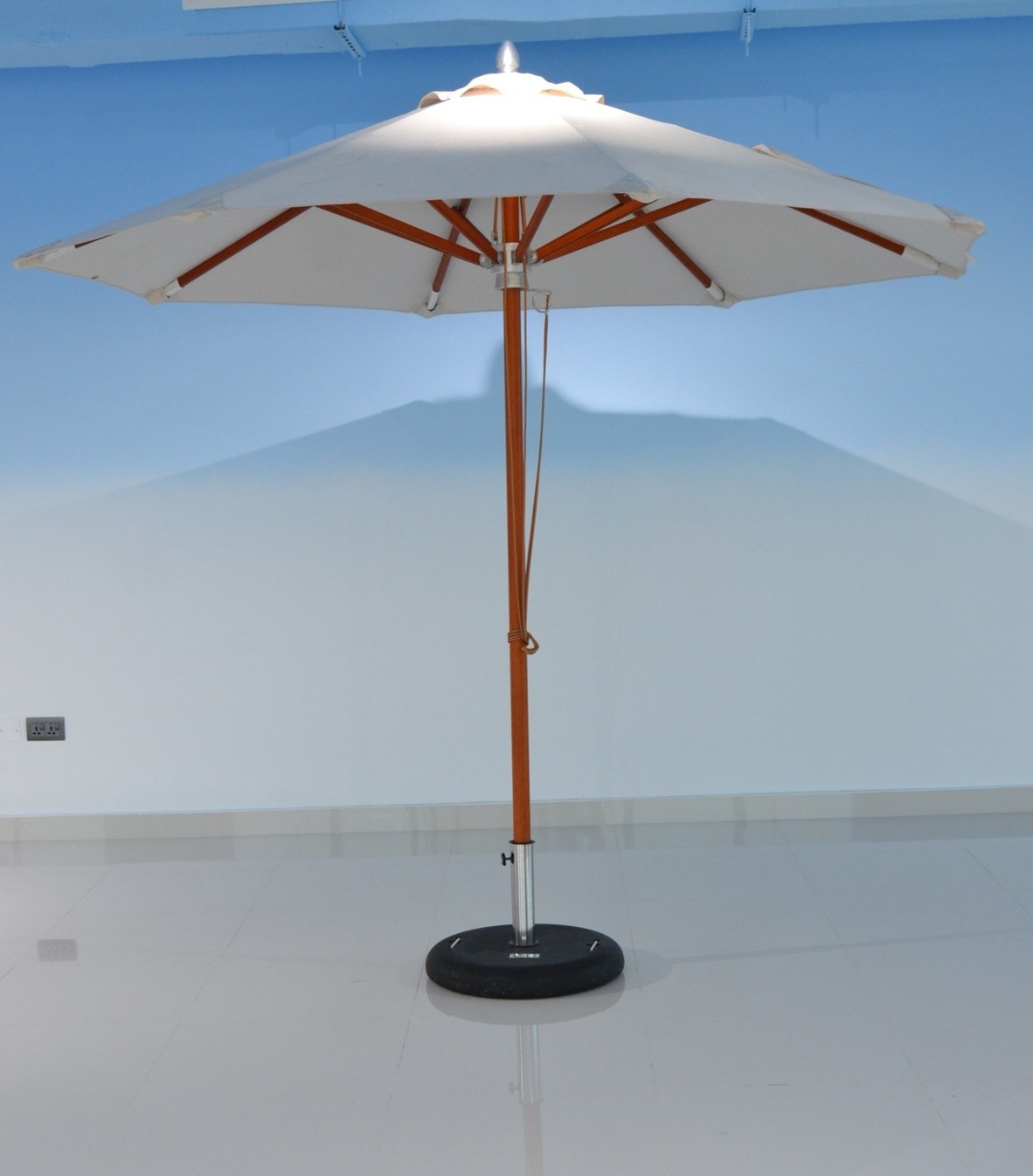 union Fibresun Wood Look Frame Octagonal 2.7m
